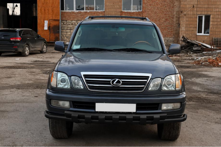 Lexus LX470 1998-2007 Frontschutzbügel ST015 Black (Edelstahl) Image