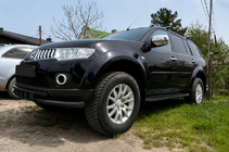 Mitsubishi Pajero Sport 2008-2015 Frontschutzbügel ST015 Black (Edelstahl) Foto 1