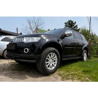 Frontschutzbügel ST015 Black (Edelstahl) Mitsubishi Pajero Sport 2008-2015 Foto 1