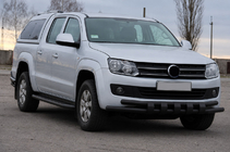 Volkswagen Amarok 2010-2022 Frontschutzbügel ST015 Black (Edelstahl) Foto 3