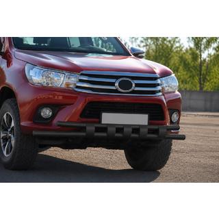 Frontschutzbügel ST015 Black (Edelstahl) Toyota Hilux 2015- Foto 3