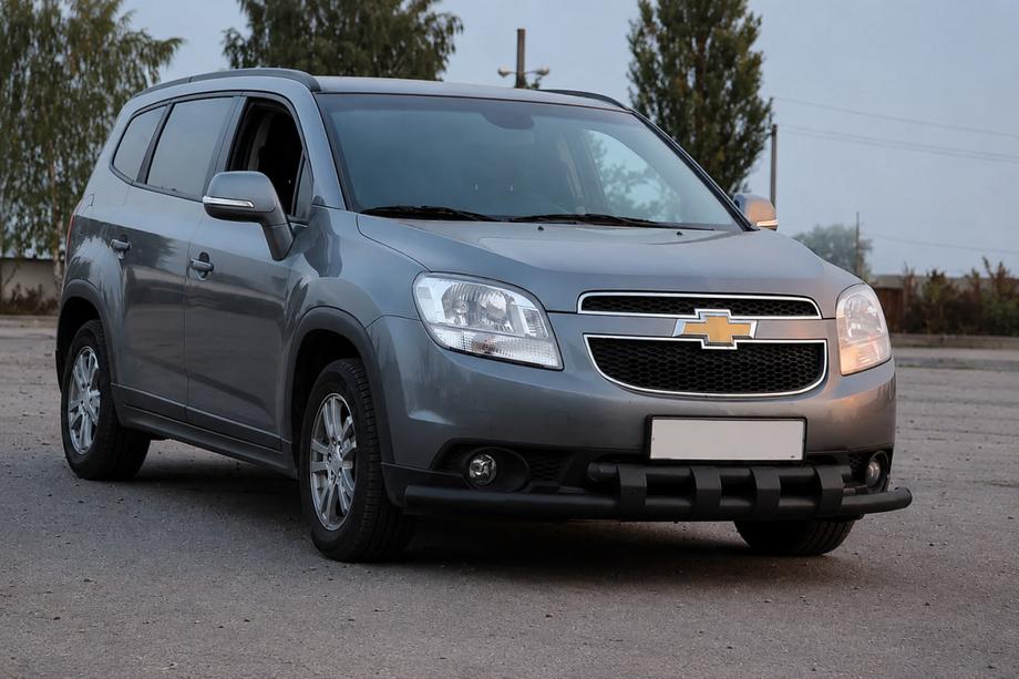 Chevrolet Orlando 2010-2018 Frontschutzbügel ST015 Black (Edelstahl) Image