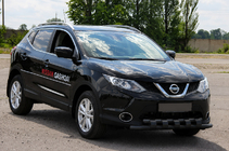 Nissan Qashqai 2014-2021 Frontschutzbügel ST015 Black (Edelstahl) Foto 3