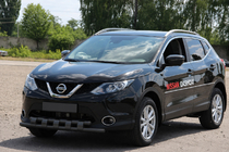 Nissan Qashqai 2007-2010 Frontschutzbügel ST015 Black (Edelstahl) Foto 1