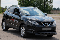 Nissan Qashqai 2007-2010 Frontschutzbügel ST015 Black (Edelstahl) Foto 3