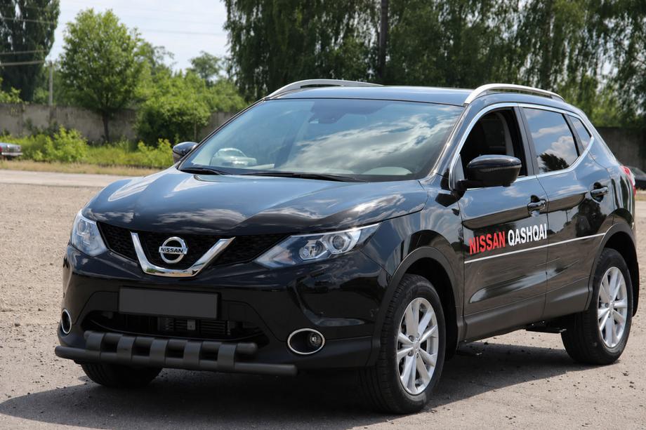 Nissan Qashqai 2007-2010 Frontschutzbügel ST015 Black (Edelstahl) Image