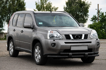 Nissan X-trail T31 2007-2014 Frontschutzbügel ST015/2 Black (Edelstahl) Foto 1