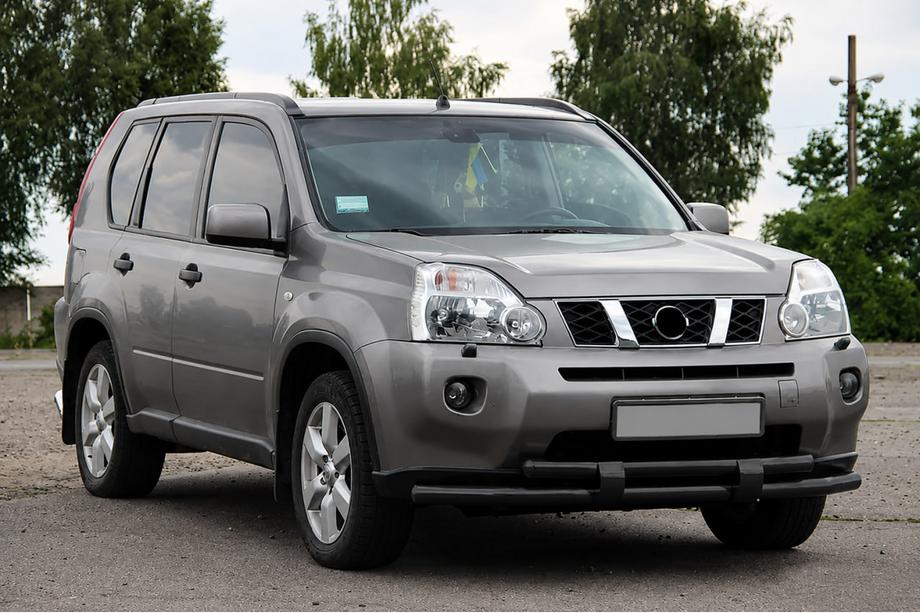 Nissan X-trail T31 2007-2014 Frontschutzbügel ST015/2 Black (Edelstahl) Image