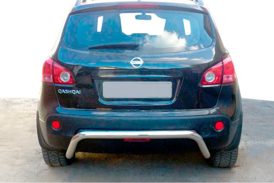 Nissan Qashqai 2010-2014 Heckbügel AK007 (Edelstahl) Image