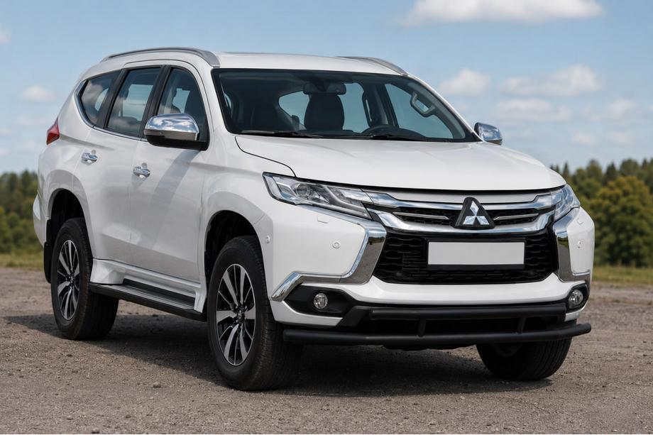 Mitsubishi Pajero Sport 2015- Frontschutzbügel ST016 Black (Edelstahl) Foto 1