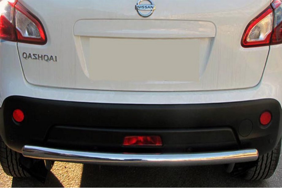 Nissan Qashqai 2010-2014 Heckbügel gerade (Edelstahl) Image