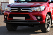 Toyota Hilux 2015- Frontschutzbügel ST018 Black (Edelstahl) Foto 4