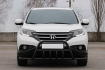 Honda CRV 2012-2016 Frontschutzbügel WT003-ST-V1 Black (Edelstahl) Foto 1