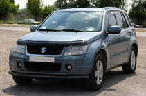 Suzuki Grand Vitara 2005-2017 Front-Doppelbügel 60/42mm Black (Edelstahl) Foto 1