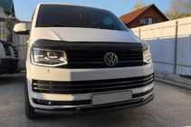 Volkswagen T6 2015-2024 Doppelter Frontschutzbügel ST011 Black (Edelstahl) Foto 1