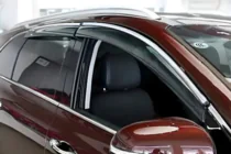 Lexus LS 2007-2017 Windabweiser mit Chromleiste Long (HIC, 4 Stk) Foto 1
