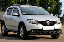 Dacia Sandero 2013-2020 Frontschutzbügel ST015 Black (Edelstahl) Foto 3
