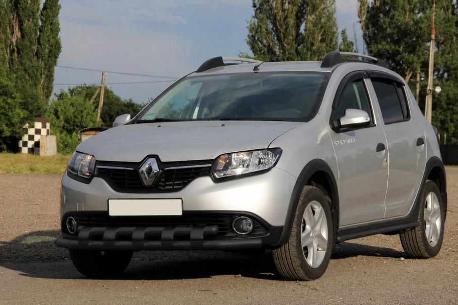 Dacia Sandero 2013-2020 Frontschutzbügel ST015 Black (Edelstahl) Image