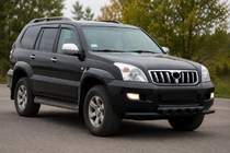 Toyota Land Cruiser Prado 120 2002-2009 Frontschutzbügel ST015 Black (Edelstahl) Foto 2
