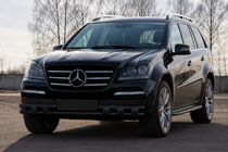 Mercedes GL class X164 2006-2012 Frontschutzbügel ST015 Black (Edelstahl) Foto 1