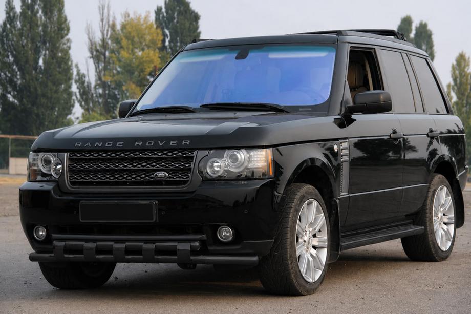 Range Rover III L322 2002-2012 Frontschutzbügel ST015 Black (Edelstahl) Image