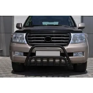 Frontbügel WT002 Schwarz (Edelstahl) Toyota Land Cruiser 200 2007-2021 Foto 1