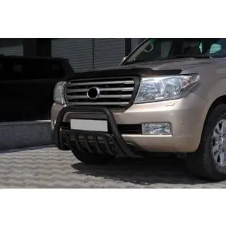 Frontbügel WT002 Schwarz (Edelstahl) Toyota Land Cruiser 200 2007-2021 Foto 3