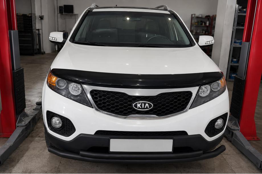 Kia Sorento II XM 2009-2014 Unterer Frontschutzbügel Black (Edelstahl) Image