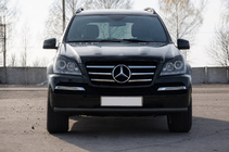 Mercedes GL class X164 2006-2012 Frontschutzbügel ST008 Black (Edelstahl) Foto 1