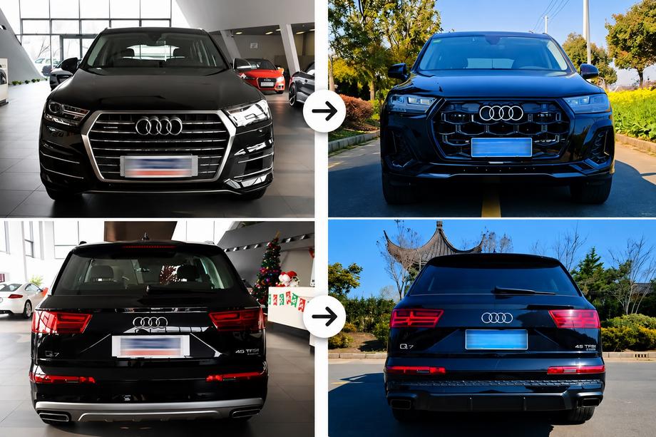 Audi Q7 2015–2026 Karosseriekit (Facelift-Umbau) im 2024-Look (für 2015-2020) Image