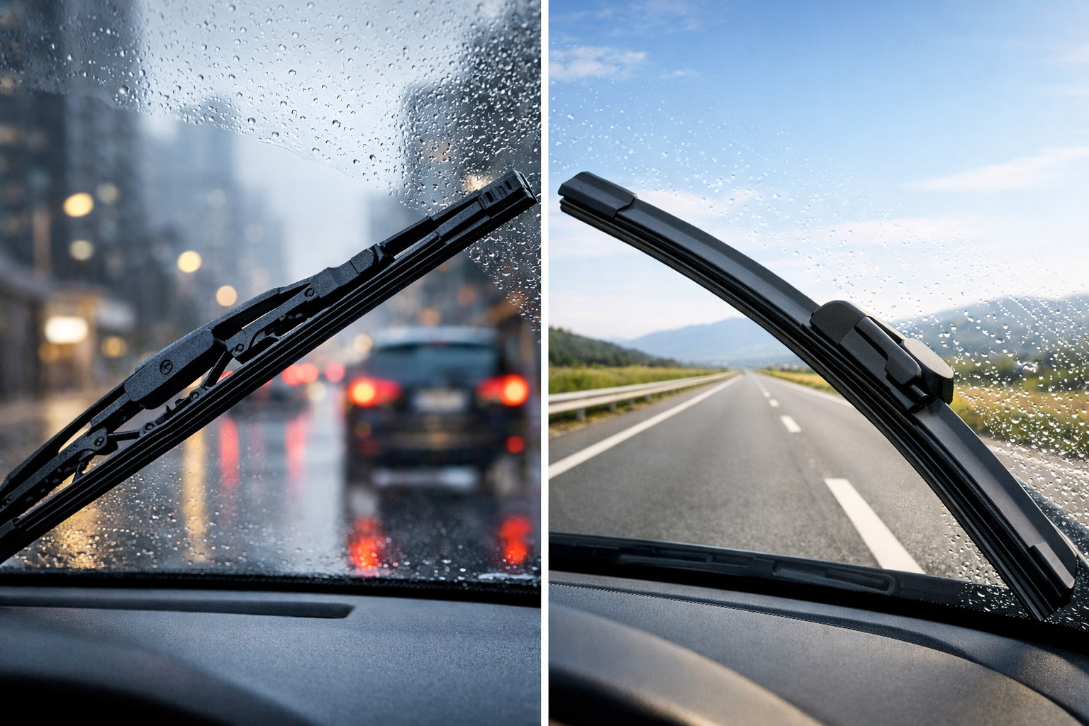 Bügel- oder Flachbalkenwischer: Was ist besser für Stadt und Autobahn?