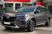 Honda BR-V 2021– Integrierte OEM Dachreling grau (Aluminium) Foto 1