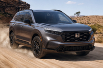 Honda CRV 2022- Integrierte Dachreling schwarz OEM (ABS-Kunststoff, Montage mit Kleber) Foto 1