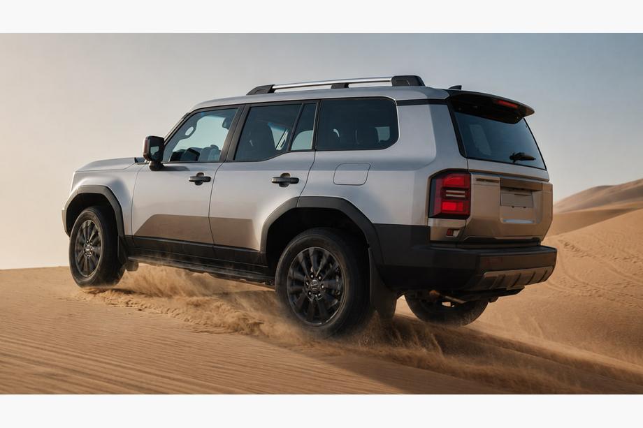 Toyota Land Cruiser Prado 250 2023- Dachreling grau OEM (Aluminium) Image
