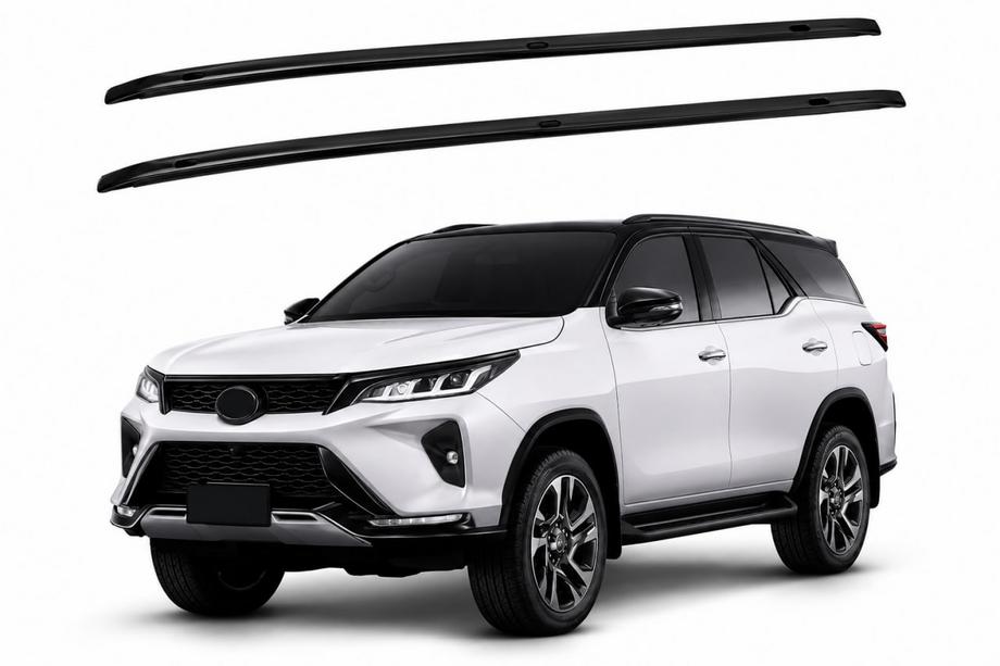 Toyota 4Runner 2009-2024 Dachreling schwarz OEM (2012-2015, Aluminium) Image