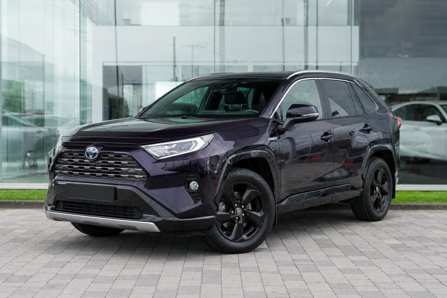 Toyota Rav 4 2019–2025 Integrierte Dachreling grau OEM (ABS-Kunststoff) Foto 1