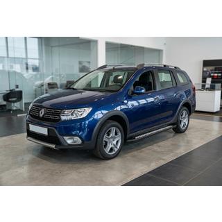 Seitenschweller New Vision Black (2 Stk., Aluminium) Dacia Logan MCV 2013-2020 Foto 1