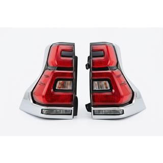 LED-Rückleuchten Chrome V2 (2017-2023, 2 Stk.) Toyota Land Cruiser Prado 150 2009-2023 Foto 2