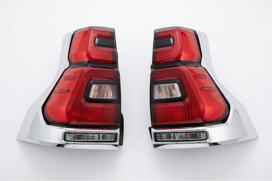 Toyota Land Cruiser Prado 150 2009-2023 LED-Rückleuchten Chrome V2 (2017-2023, 2 Stk.) Foto 5
