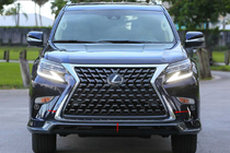Lexus GX460 2009-2023 Chrom-Schutzblenden für vorderen Stoßfänger (2013-2023, 3-tlg.) Foto 1