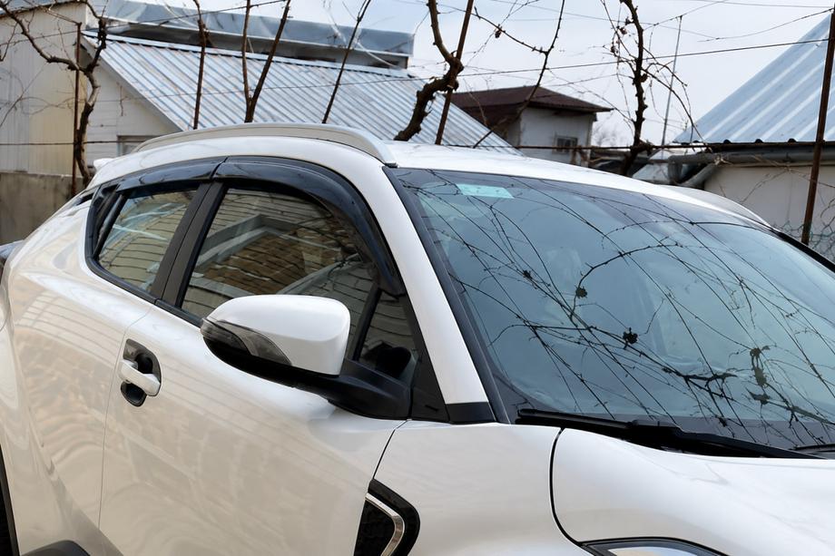 Toyota C-HR 2016-2023 Integrierte Dachreling grau OEM (ABS-Kunststoff, Klebemontage) Image