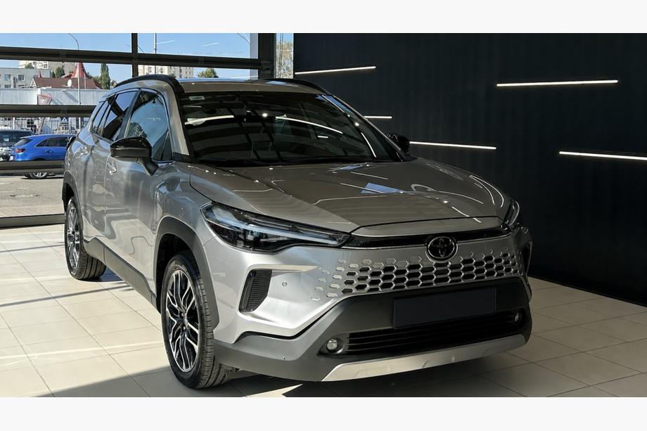 Toyota Corolla Cross 2020- Integrierte Dachreling schwarz OEM (Aluminium, Klebemontage) Image
