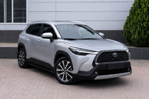Toyota Corolla Cross 2020- Integrierte OEM Dachreling grau (Aluminium) Foto 1
