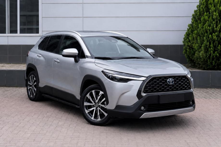 Toyota Corolla Cross 2020- Integrierte OEM Dachreling grau (Aluminium) Image