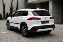 Toyota Corolla Cross 2020- Integrierte Dachreling grau OEM (ABS-Kunststoff, Klebemontage) Foto 2
