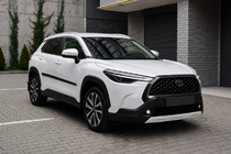 Toyota Corolla Cross 2020- Integrierte Dachreling grau OEM (ABS-Kunststoff, Klebemontage) Foto 3