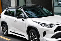 Toyota Corolla Cross 2020- OEM Dachreling schwarz (Aluminium) Foto 3