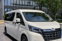 Toyota HiAce Integrierte Dachreling grau OEM (2019-, short, Aluminium) Foto 2