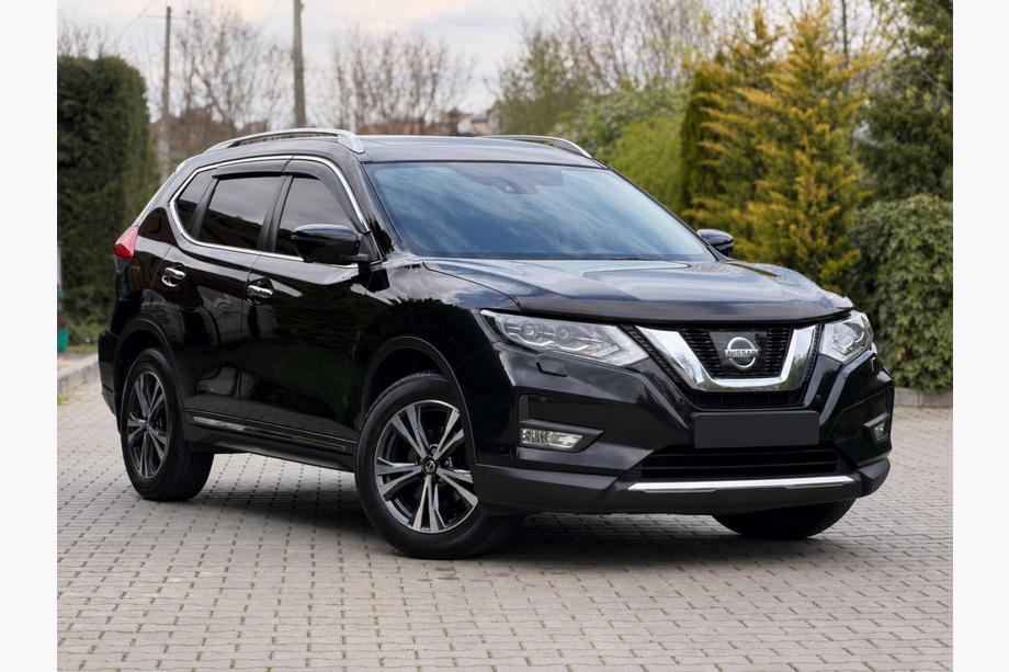 Nissan X-trail T32/Rogue 2014-2021 OEM Dachreling grau (Aluminium, Montage mit Kleber) Foto 1