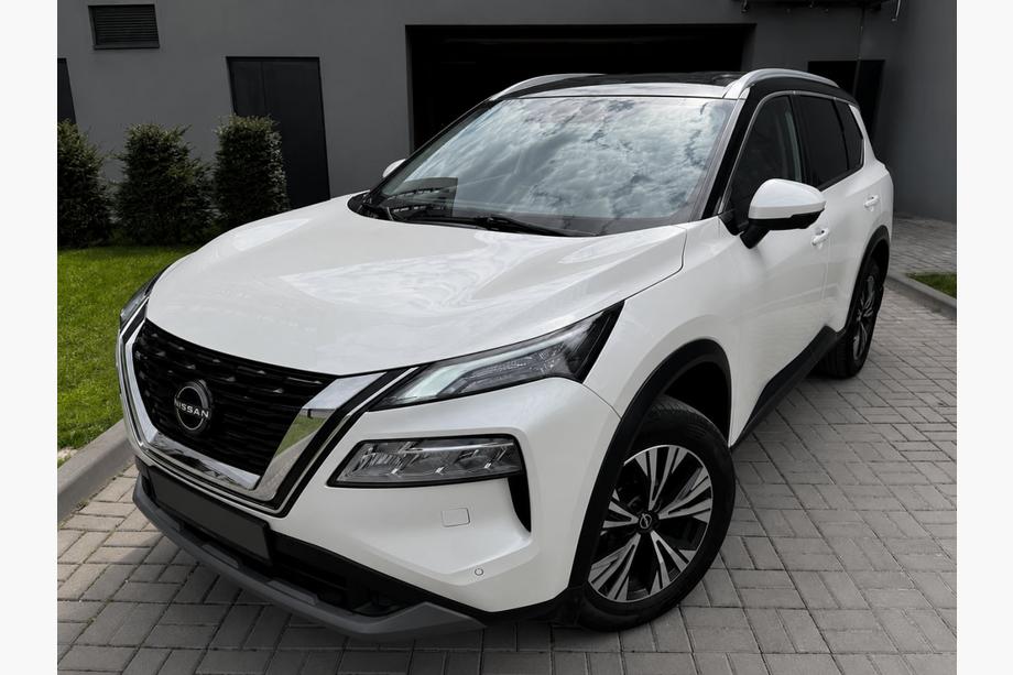 Nissan X-trail T33/Rogue 2022- Integrierte OEM Dachreling grau (Aluminium) Image